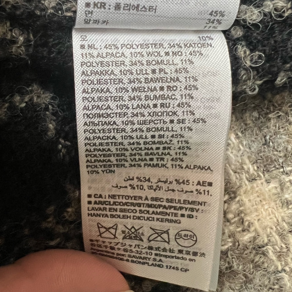 NWT Banana Republic Oversized Boucle Alpaca Blend Shirt Jacket - Picture 9 of 10